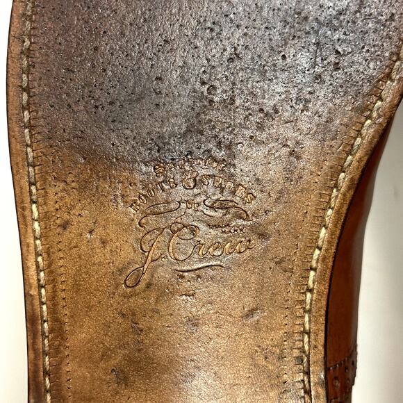 VERY GOOD Grant Stone x J. Crew Ludlow Oxford Semi-Brogues Brown US 10.5 main image 7